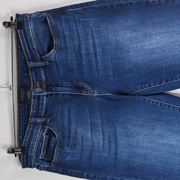 Jude Blue Slim Fit Dark Wash Distressed Blue Jeans Size 15/32 - Picture 7 of 17